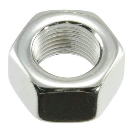 Midwest Fastener Hex Nut, 5/8"-18, 18-8 Stainless Steel, Not Graded, Plain, 3 PK 33377